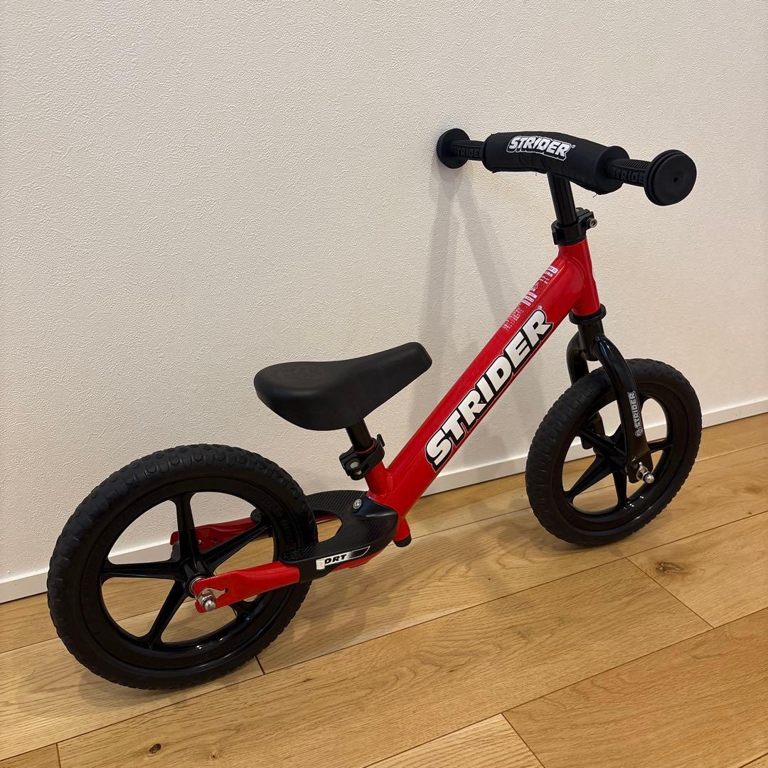 【美品】STRIDER バランスバイク レッド 12インチ