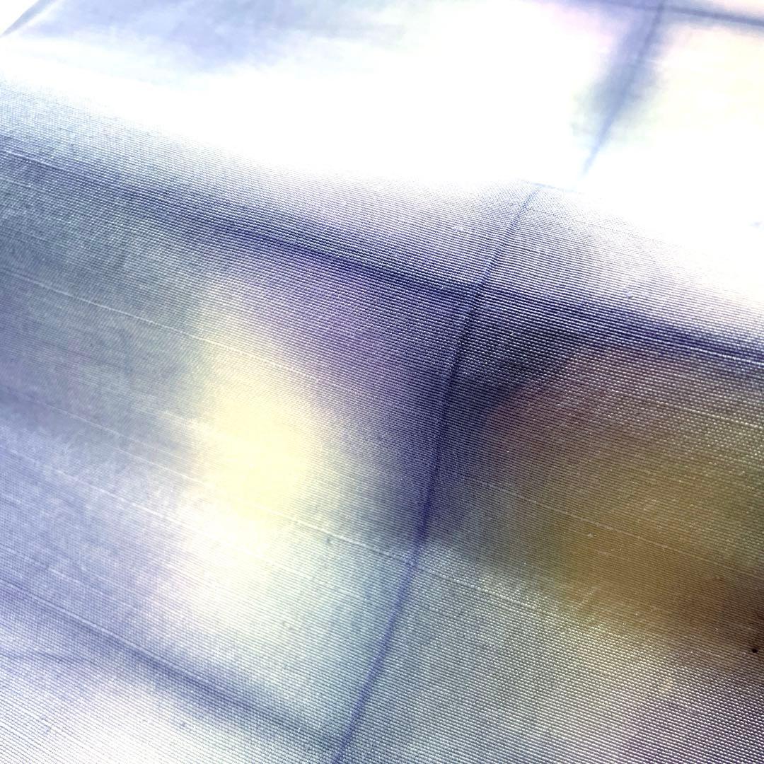 専用帯5067 ●高級 正絹 板締め絞り 両面全通 リバーシブル 京袋帯 袋帯