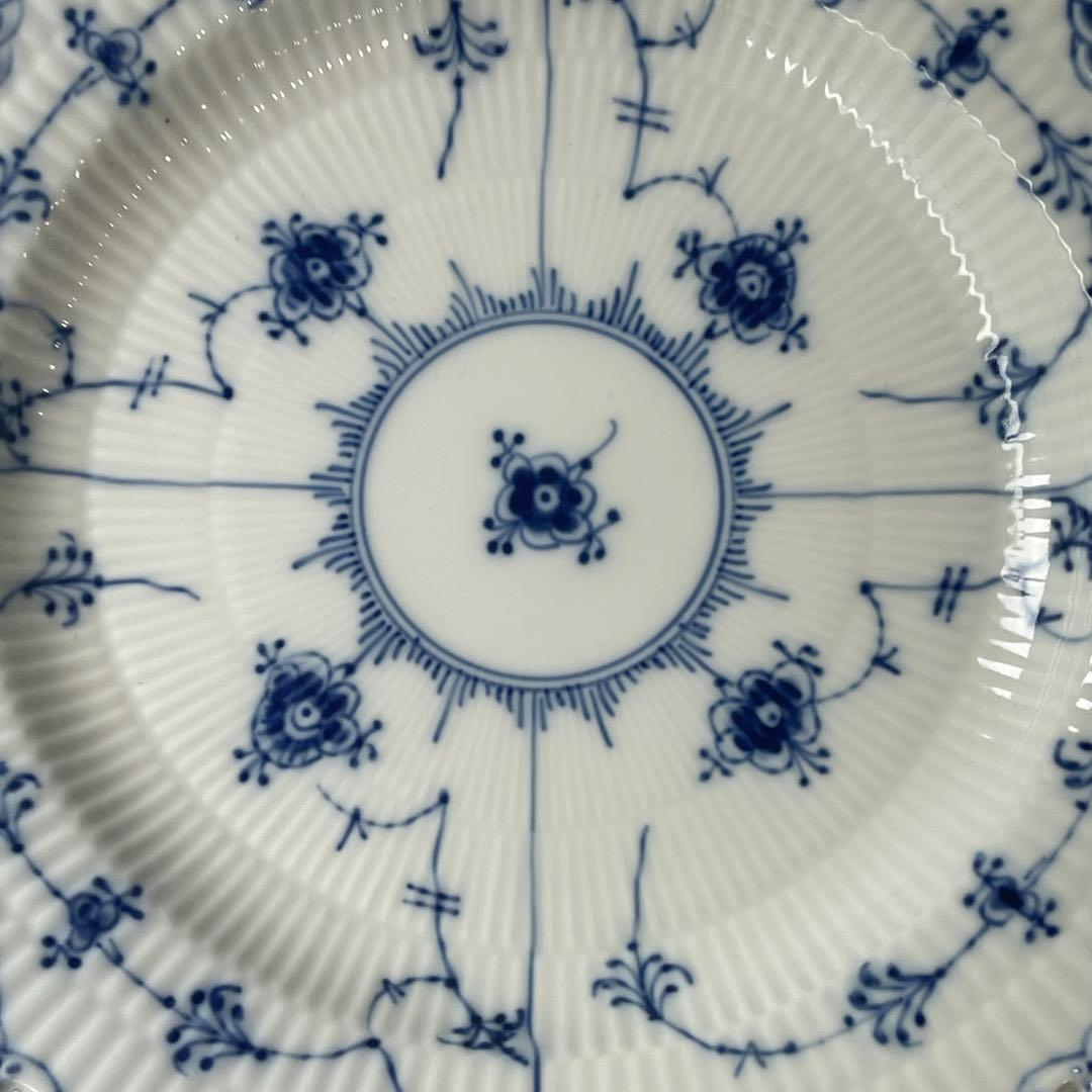 ロイヤルコペンハーゲン ブルーフルーテッド プレート フルレース 25cm⑤