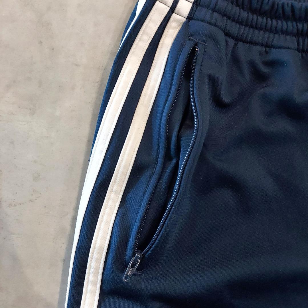 アディダス トラックパンツ ファイヤーバード トレフォイル XL 紺 17854