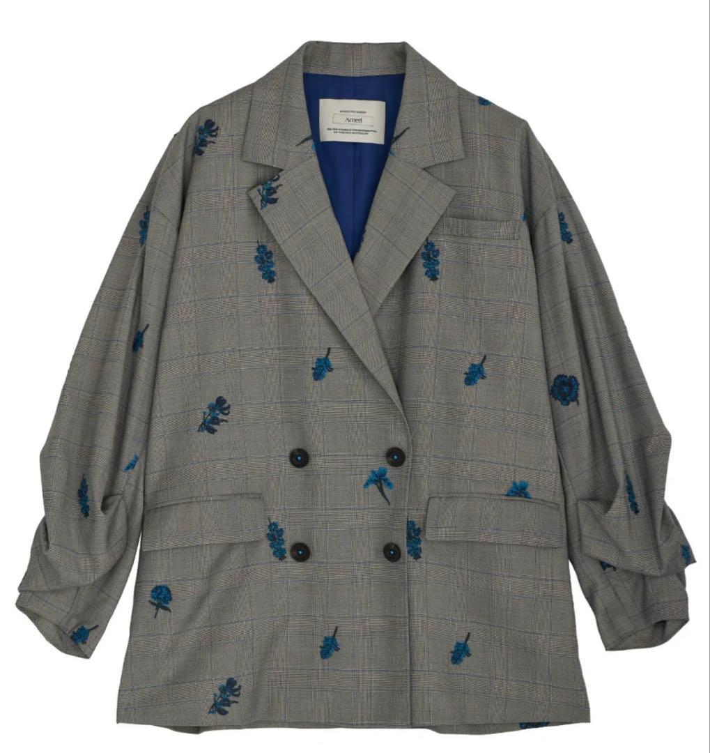 け*ん様 ameri vintage CHECK FLOWER PAPA JAC