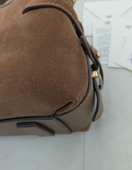 美品　アニヤ・ハインドマーチ　スモールウィルソン　スエード　ブラウン　2way