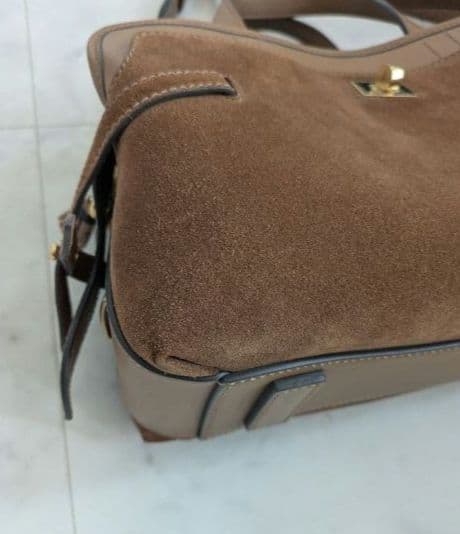 美品　アニヤ・ハインドマーチ　スモールウィルソン　スエード　ブラウン　2way