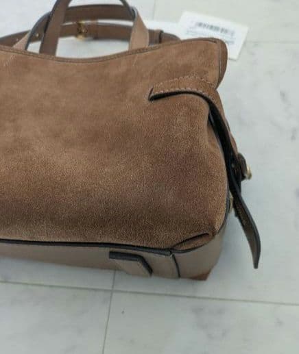 美品　アニヤ・ハインドマーチ　スモールウィルソン　スエード　ブラウン　2way