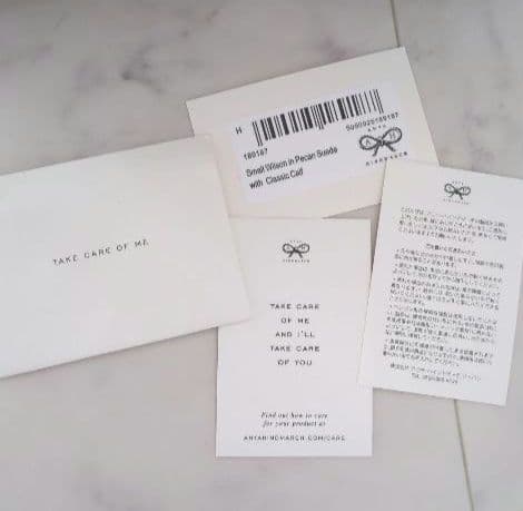 美品　アニヤ・ハインドマーチ　スモールウィルソン　スエード　ブラウン　2way