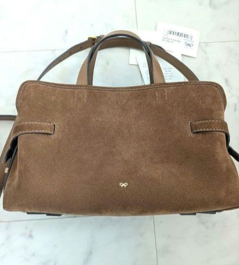 美品　アニヤ・ハインドマーチ　スモールウィルソン　スエード　ブラウン　2way