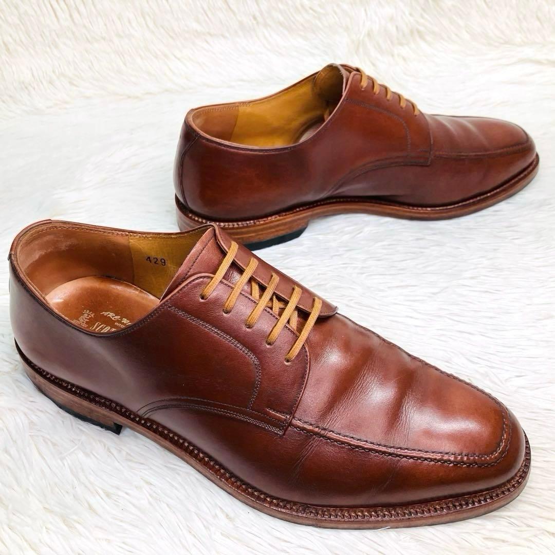 【美品】SCOTCH GRAIN26.5㌢Uチップ429 スコッチグレイン　茶