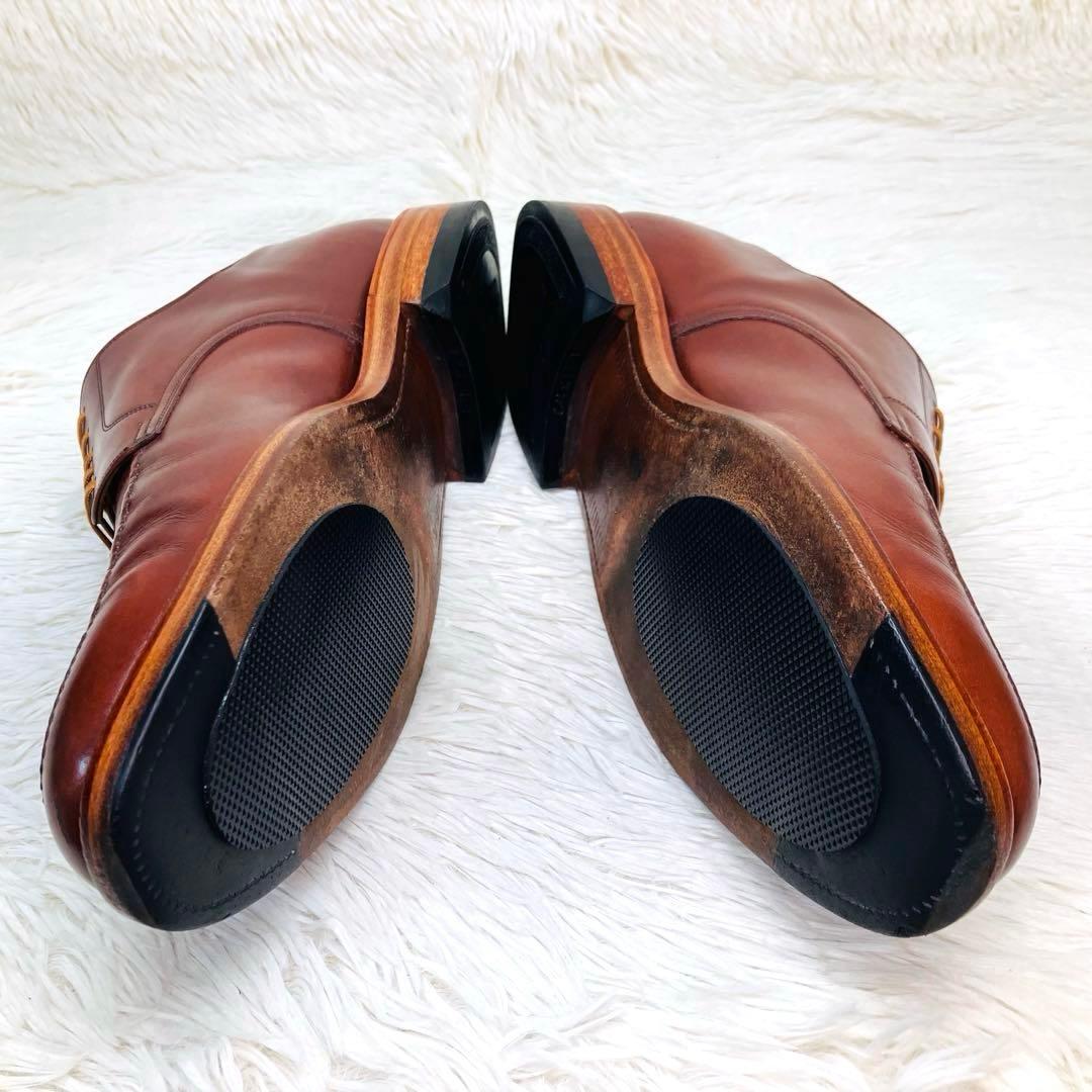 【美品】SCOTCH GRAIN26.5㌢Uチップ429 スコッチグレイン　茶