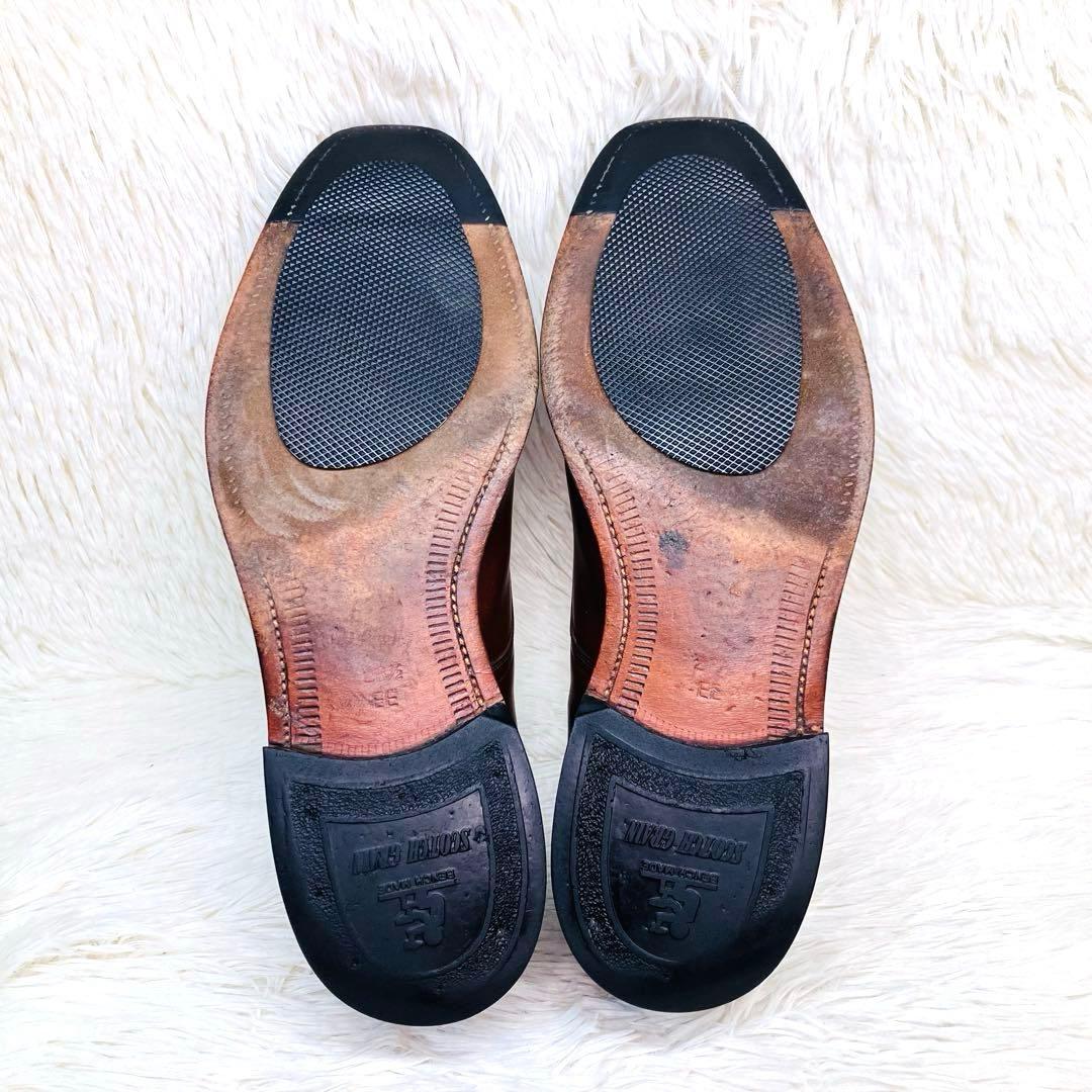 【美品】SCOTCH GRAIN26.5㌢Uチップ429 スコッチグレイン　茶