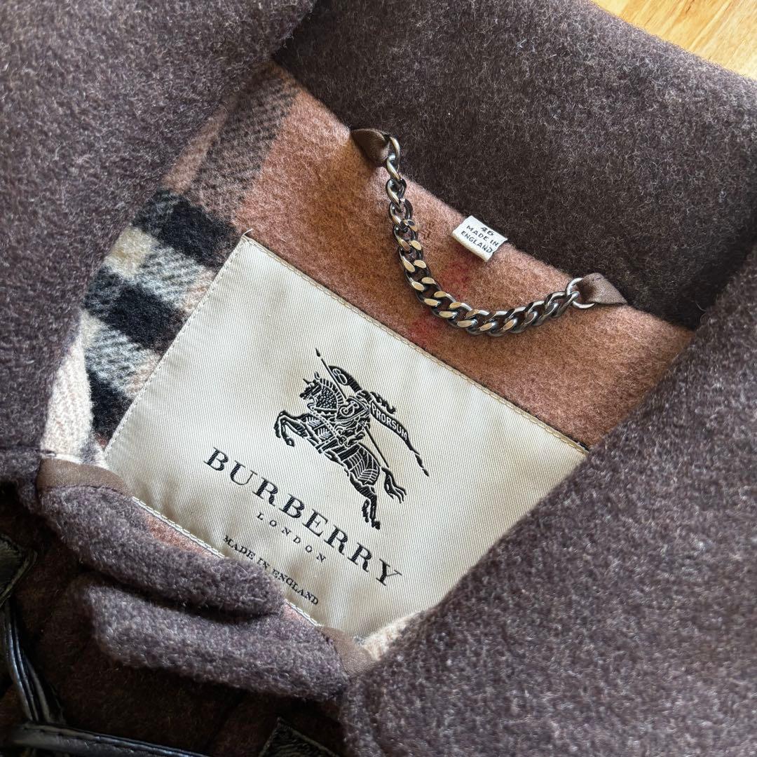 【希少】バーバリーロンドン イングランド製 ダッフルコート 2way