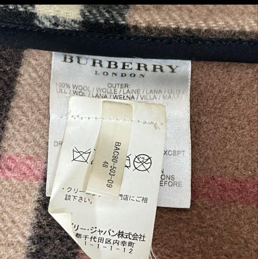 【希少】バーバリーロンドン イングランド製 ダッフルコート 2way
