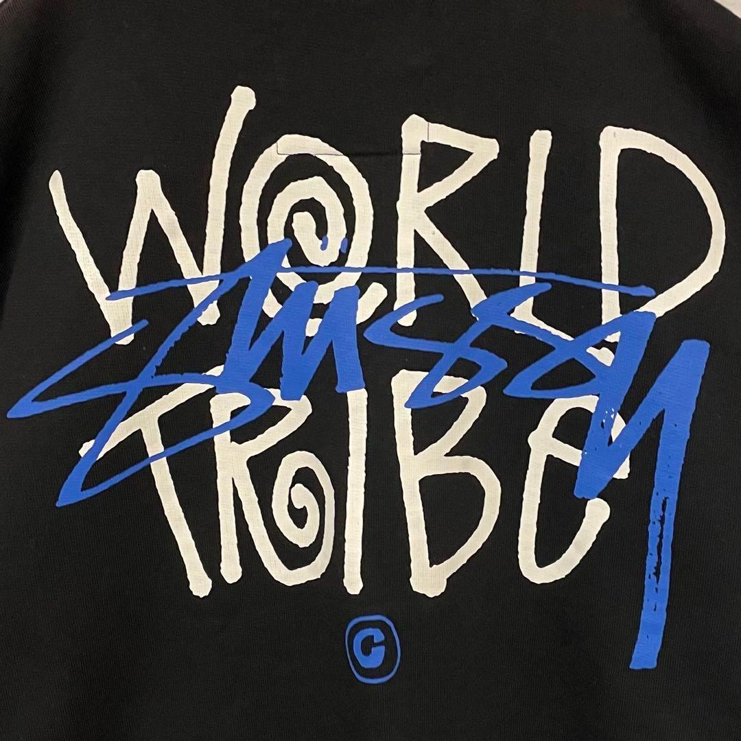 461【人気Lサイズ】ステューシー♤刺繍ビッグロゴ　スウェット　スタジャン　人気