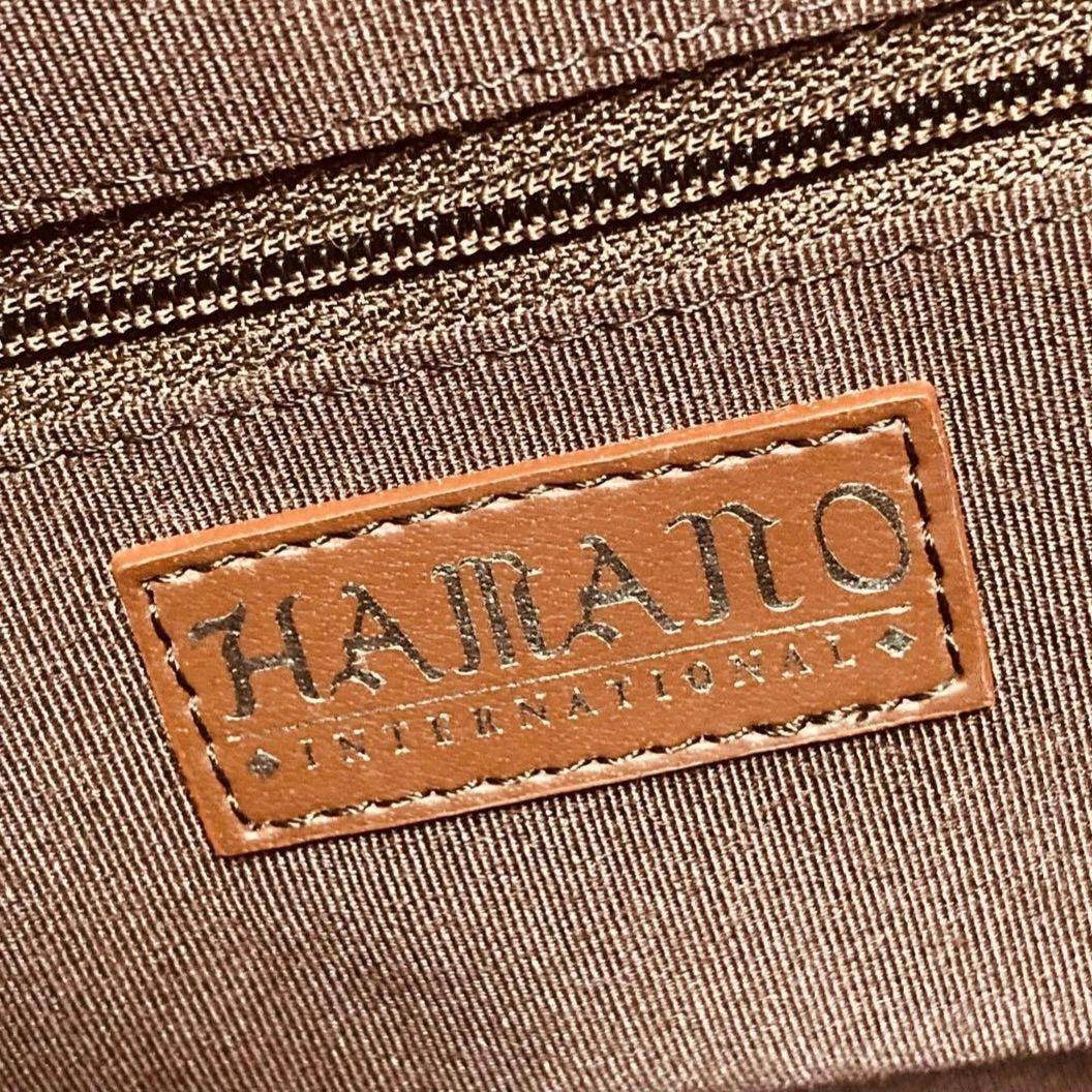 【未使用】濱野皮革工藝 HAMANO ハマノ ハンドバッグ スエード クロコA4