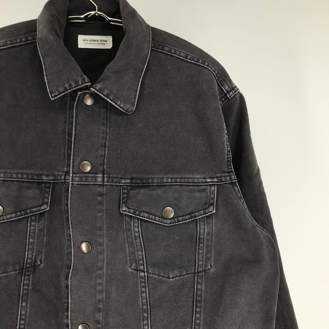 ロンハーマン　デニムジャケット　L　ブラック