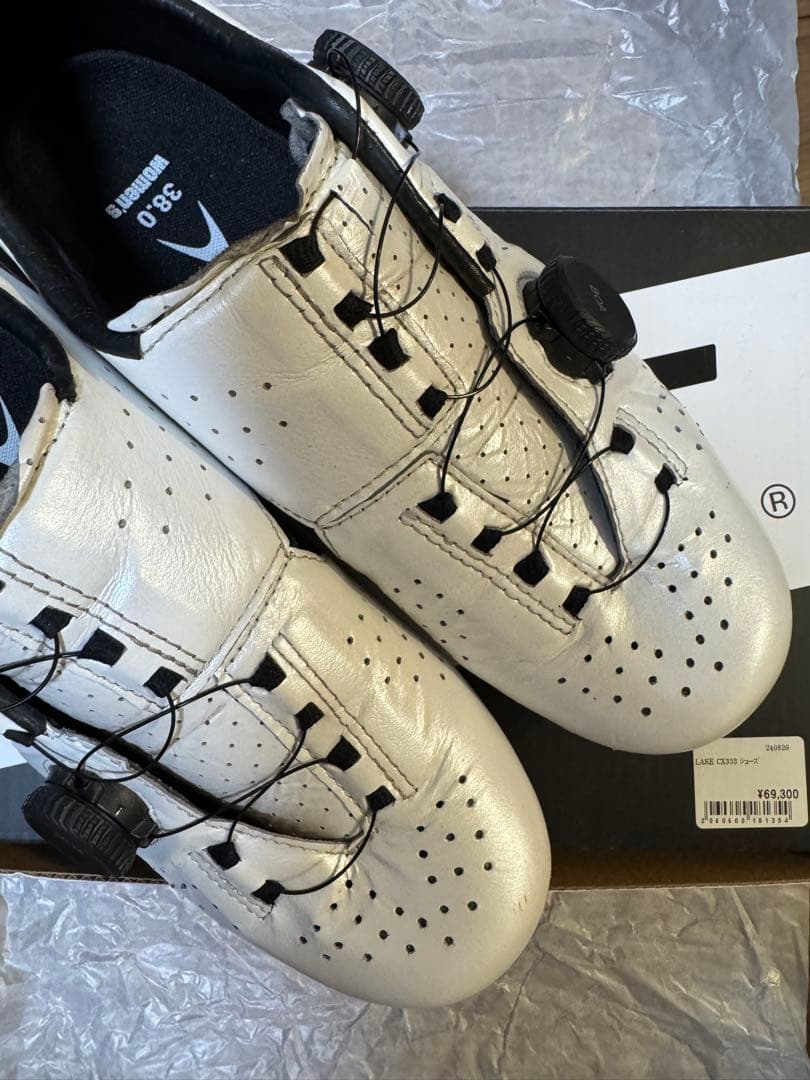 LAKE333ビンディングシューズ 38.0 ホワイト