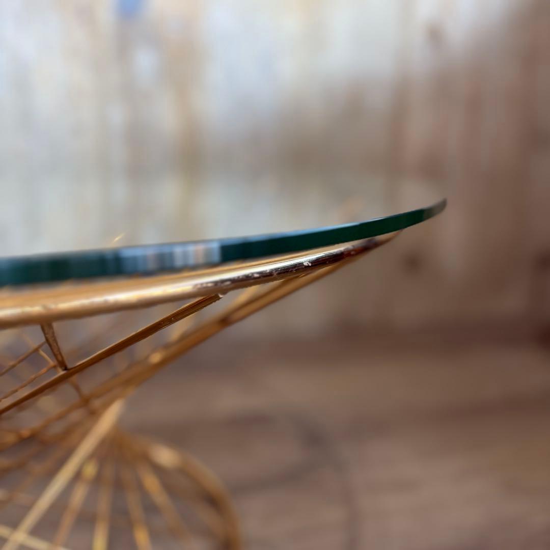 Francfranc マーリア コーヒーテーブル センターテーブル ゴールド