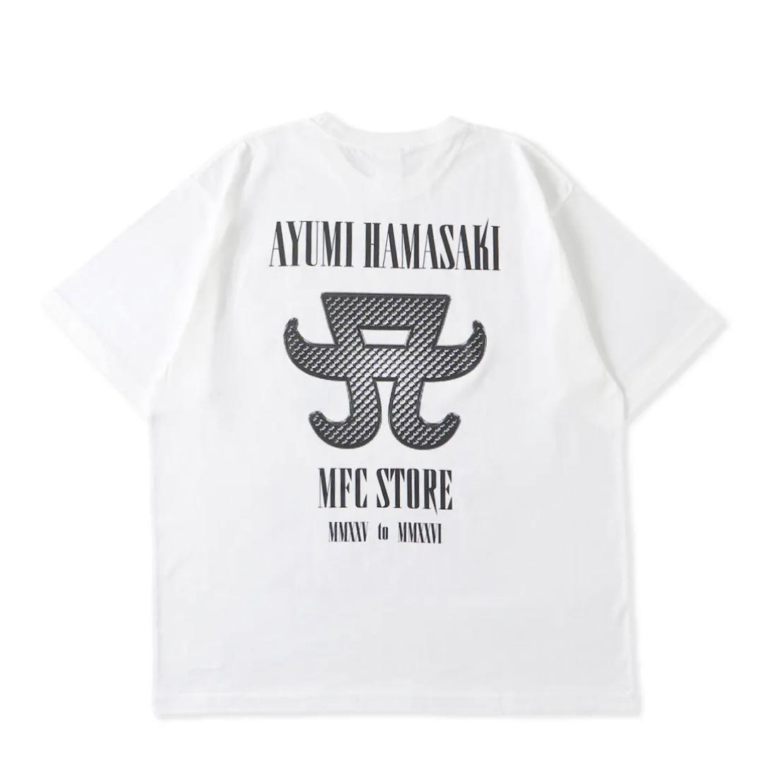 新品☆浜崎あゆみ MFC コラボ アーティストTシャツ Mサイズ 白 ホワイト