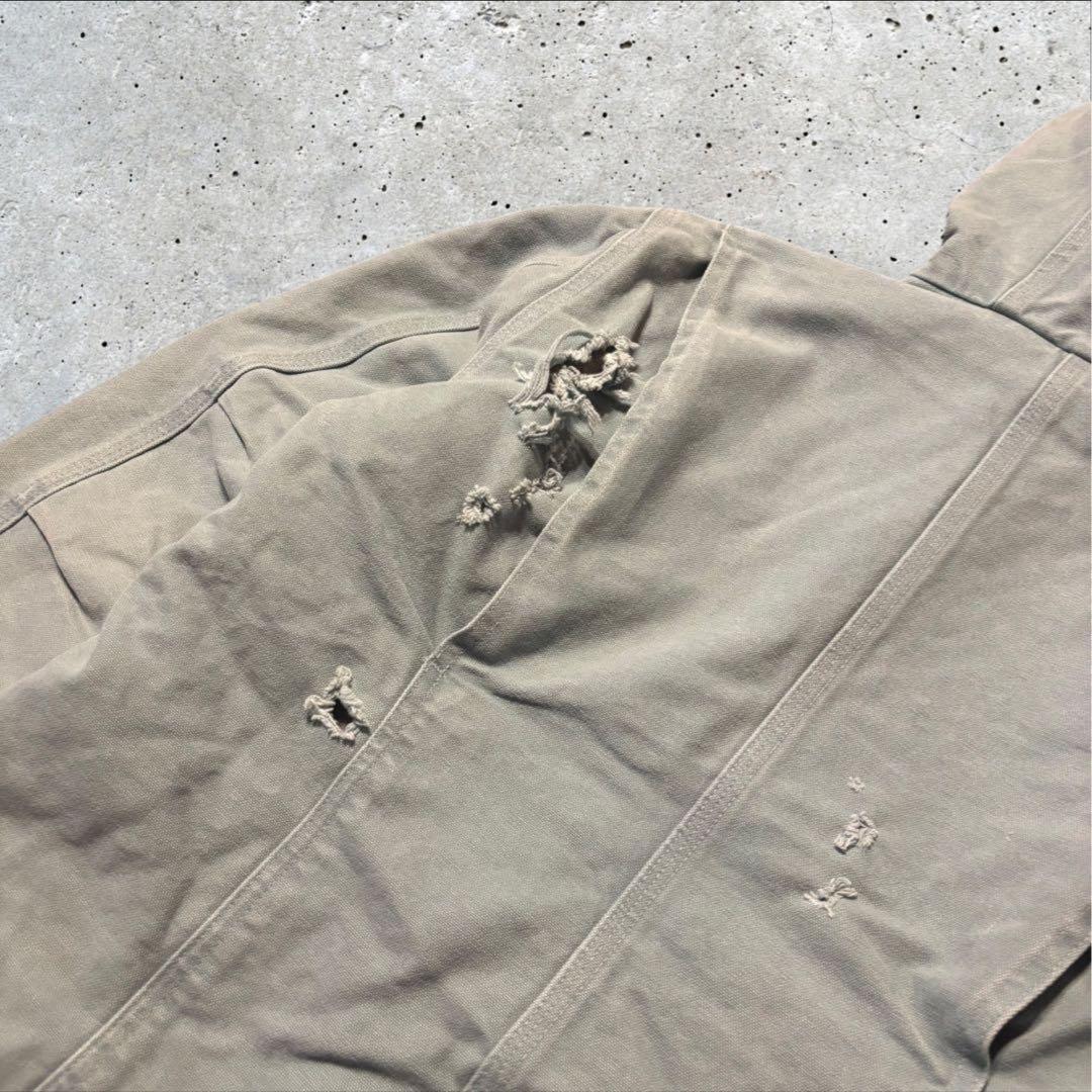 〈カーハート〉シエラジャケット　アクティブジャケット　水色　S 裏ボア　ボロ i