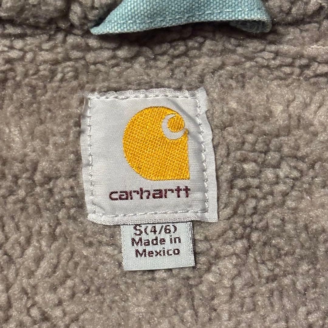 〈カーハート〉シエラジャケット　アクティブジャケット　水色　S 裏ボア　ボロ i