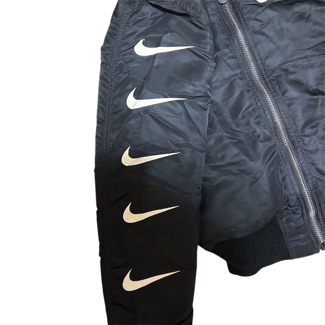 NIKE×ALPHA コラボ MA-1 ジャケット 黒