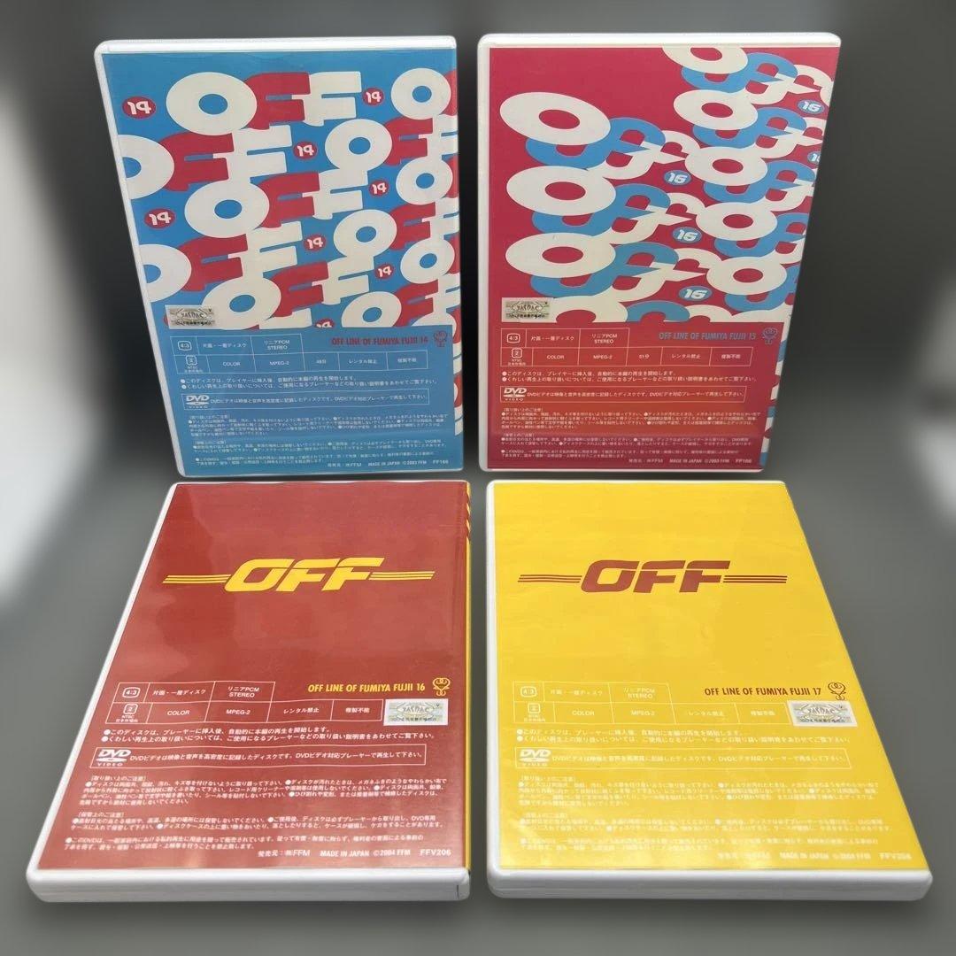 藤井フミヤ OFF LINE DVD vol.14〜21 8本セット オフライン