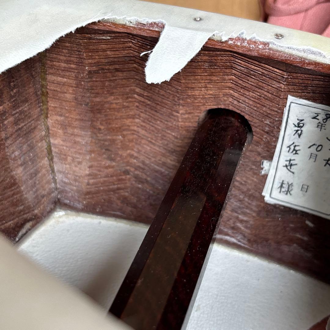 三味線本体 紅木　金細　最高級 ハードケース付き