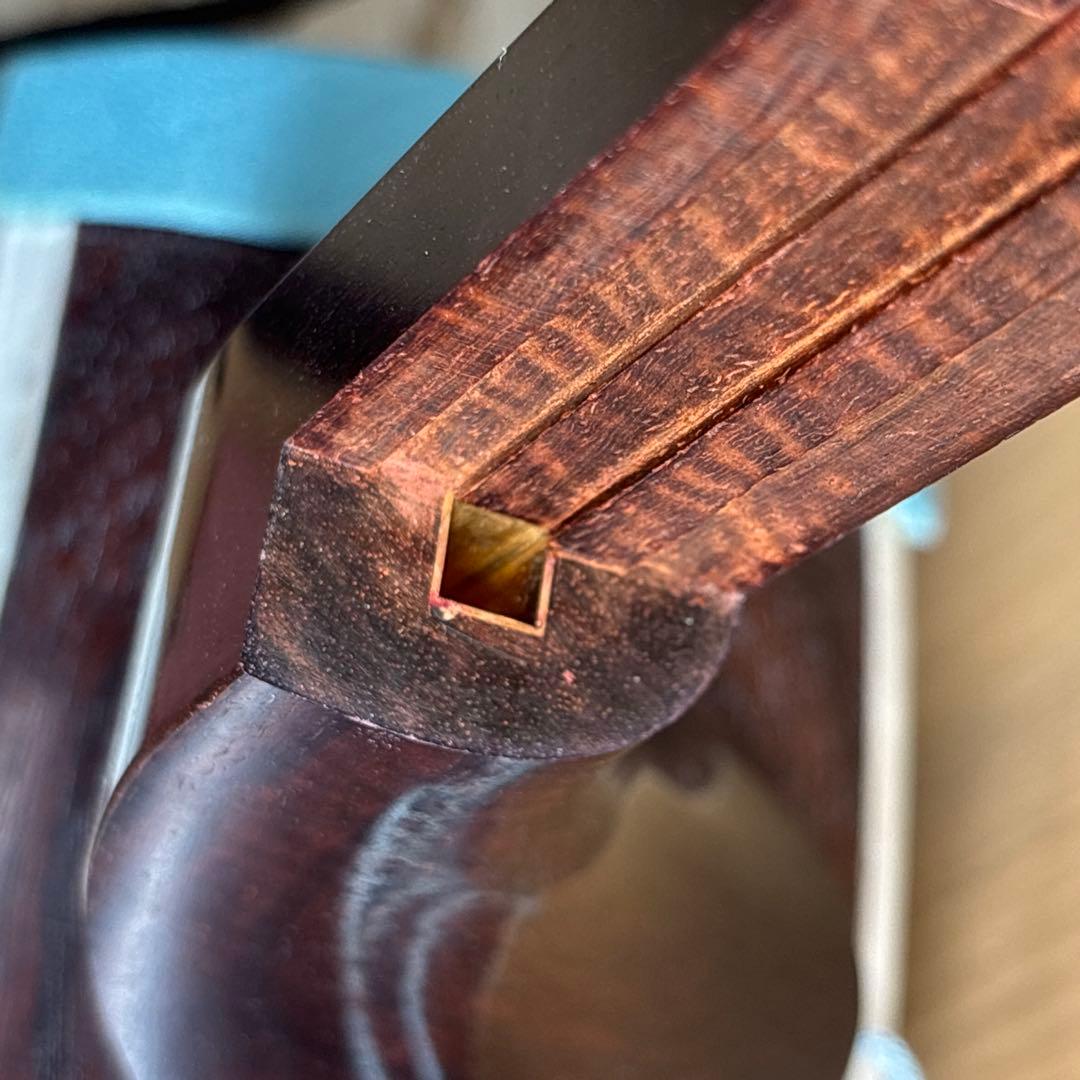 三味線本体 紅木　金細　最高級 ハードケース付き