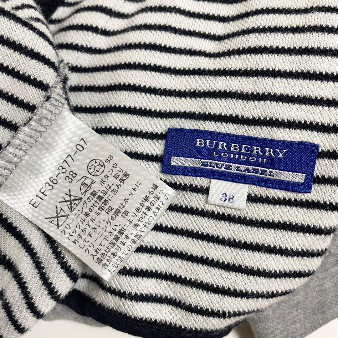 BURBERRY バーバリー スウェット ポンチョ ケープ フード アウター M