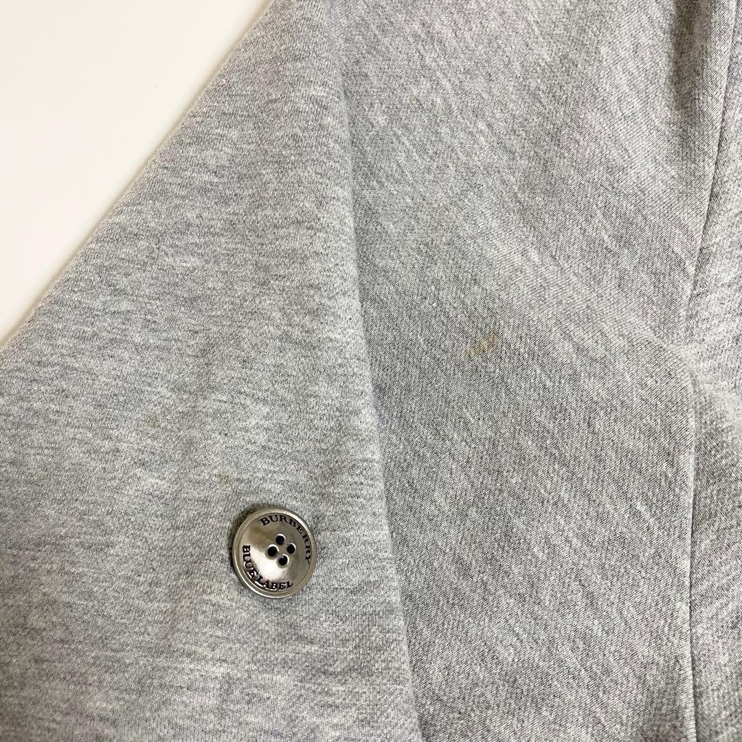 BURBERRY バーバリー スウェット ポンチョ ケープ フード アウター M