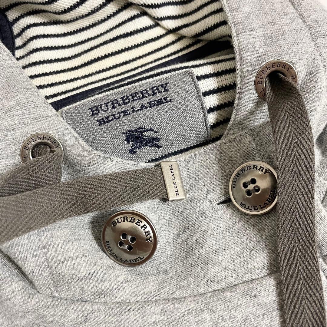 BURBERRY バーバリー スウェット ポンチョ ケープ フード アウター M