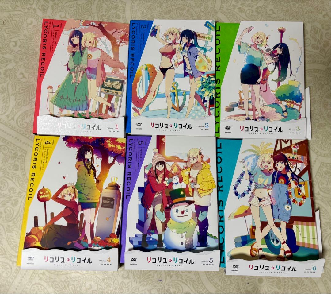 完全生産限定版　リコリス・リコイル 全6巻　DVD アニメ
