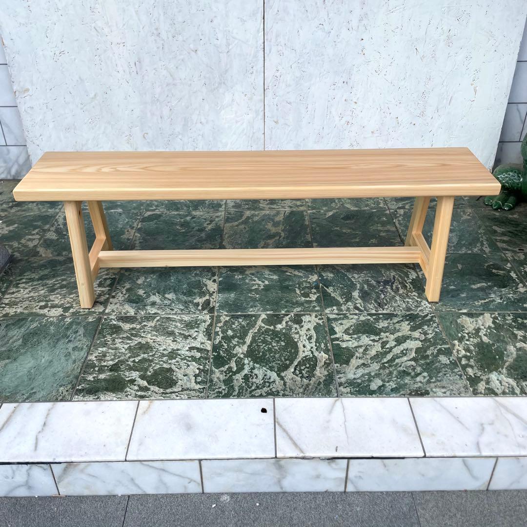 たな　国産ひのき　ベンチ