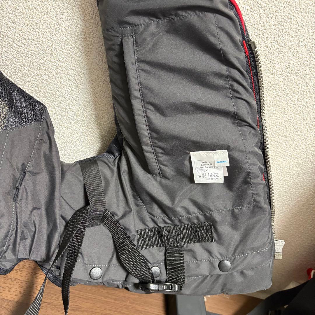 ⭐️美品⭐️ シマノ　ファイアブラッド　ライフジャケット　BOA調整機能付き