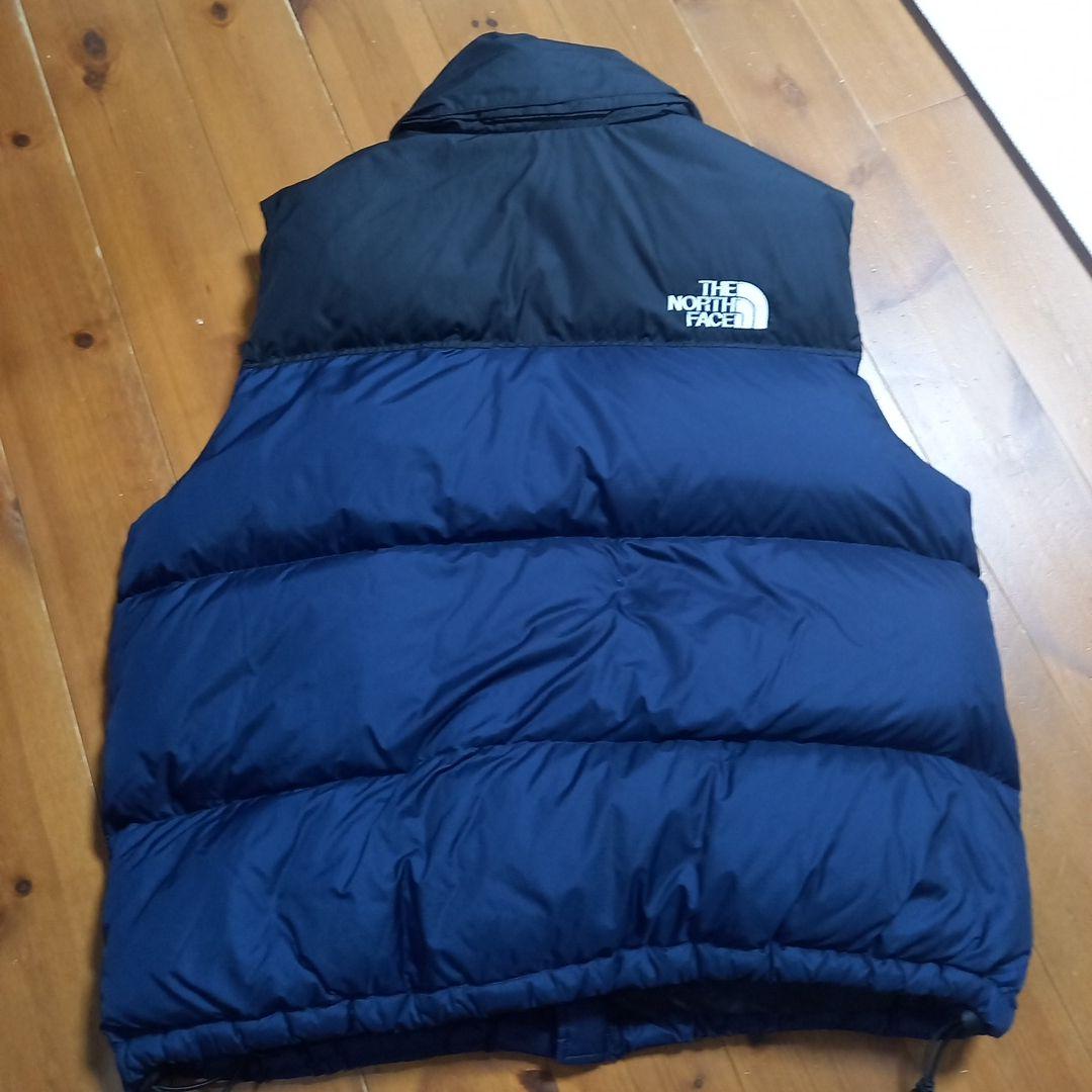 ノースフェイス ダウン ベスト XL USAモデル ネイビー