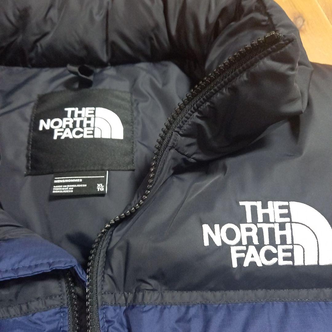 ノースフェイス ダウン ベスト XL USAモデル ネイビー