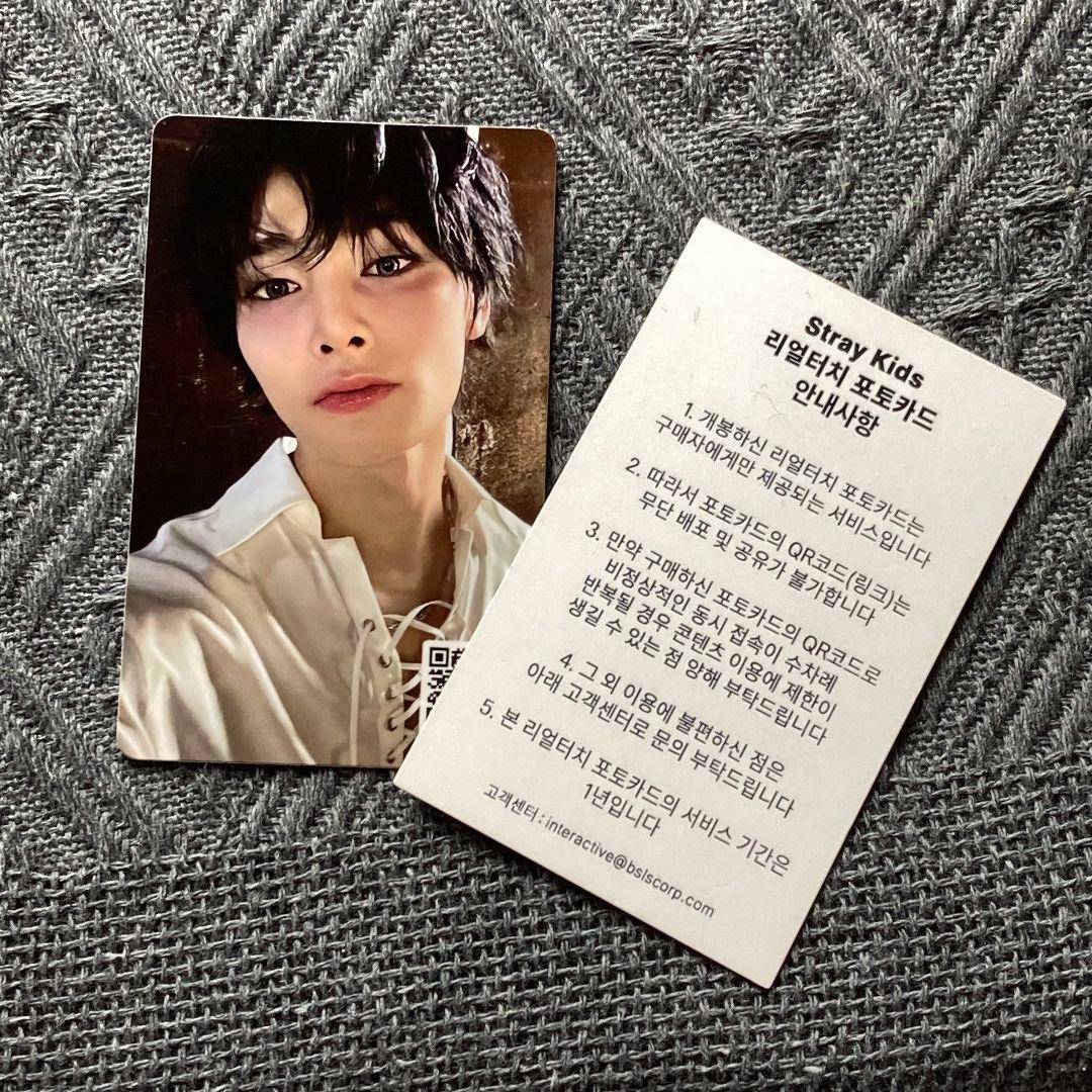 StrayKids QR アイエン リアルタッチ 特典 トレカ