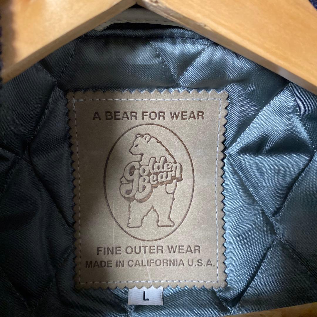 ゴールデンベア スタジャン Lサイズ 状態良し