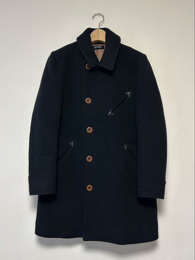 RUDE GALLERY/メルトンコート/TEDS LONG/size2/黒