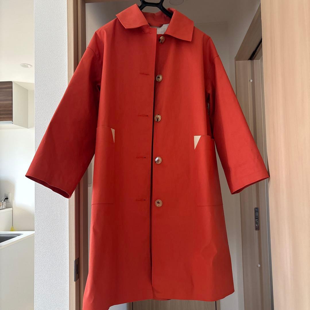 マッキントッシュ　ステンカラーコート　ゴム引き　イギリス製