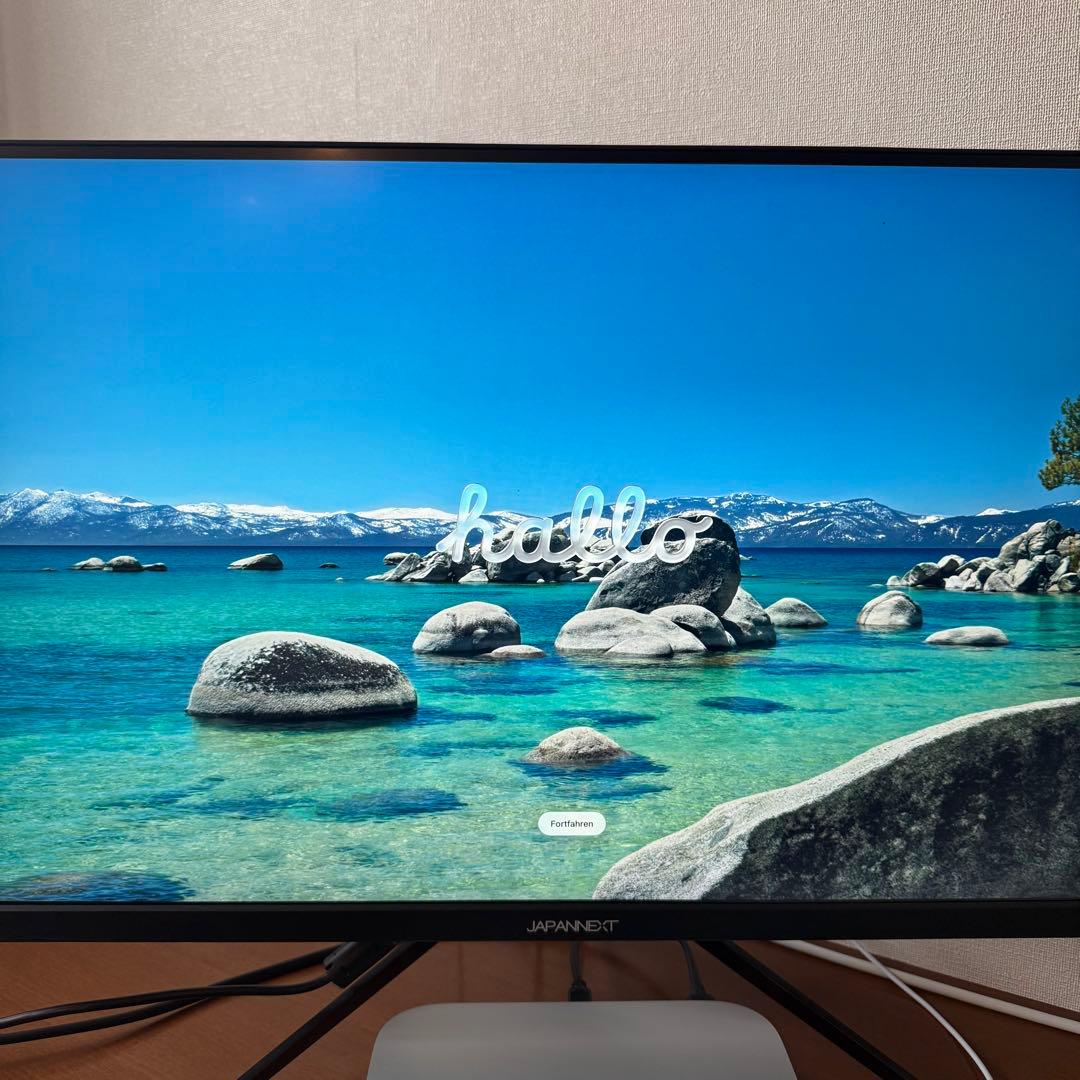 Mac mini + 28インチ モニター + 純正キーボード+純正マウス