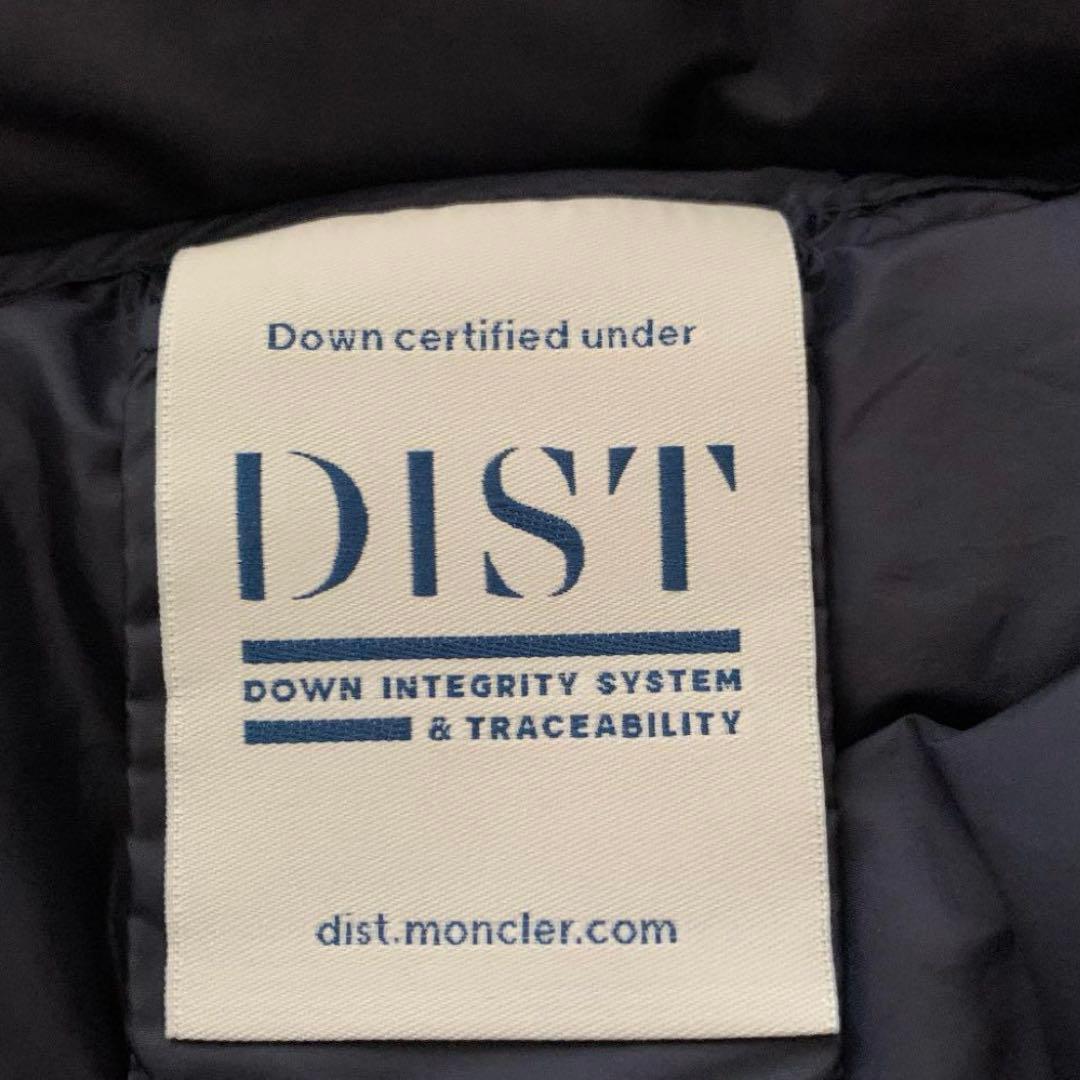 美品　モンクレール　0 ネイビー　LONGUESAISON LIANE