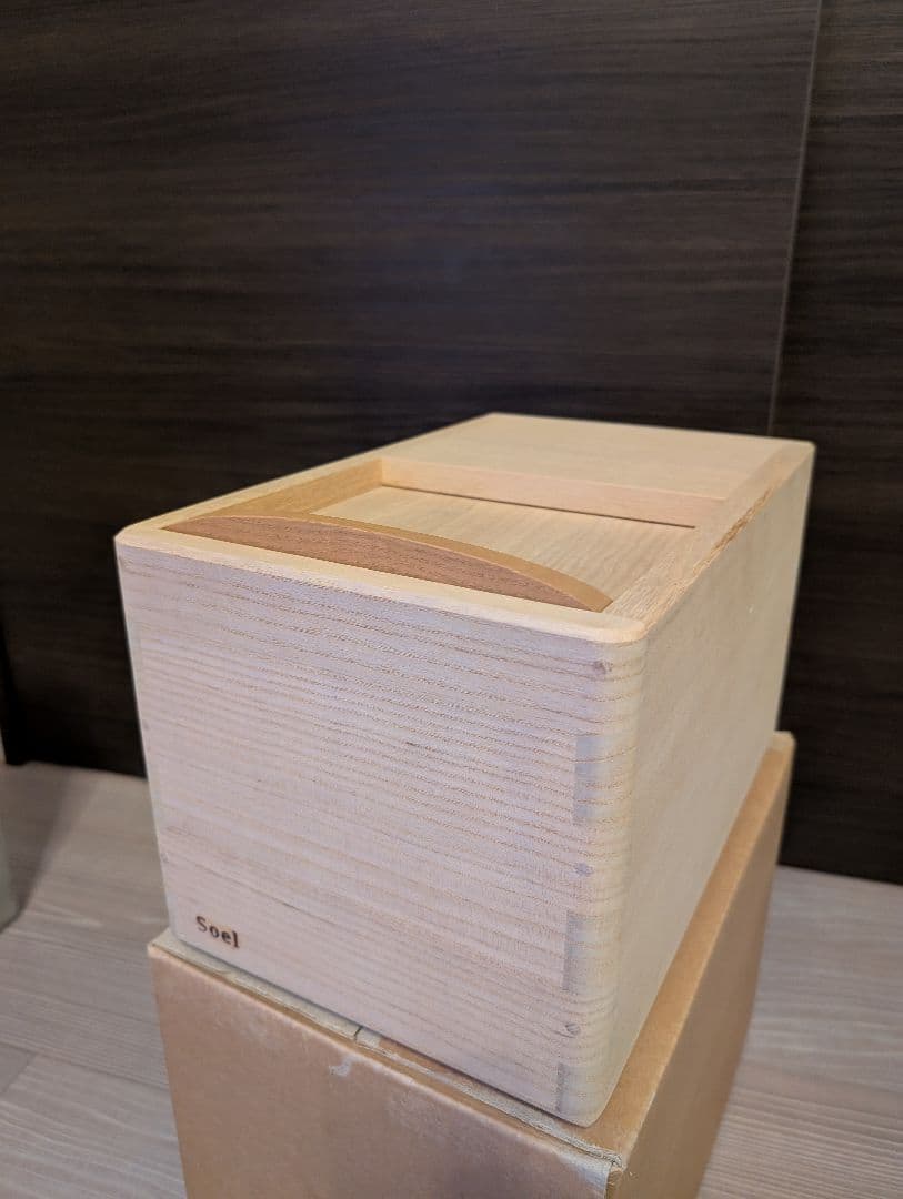【朝倉家具/ soel】桐米びつ5kg 新品・未使用