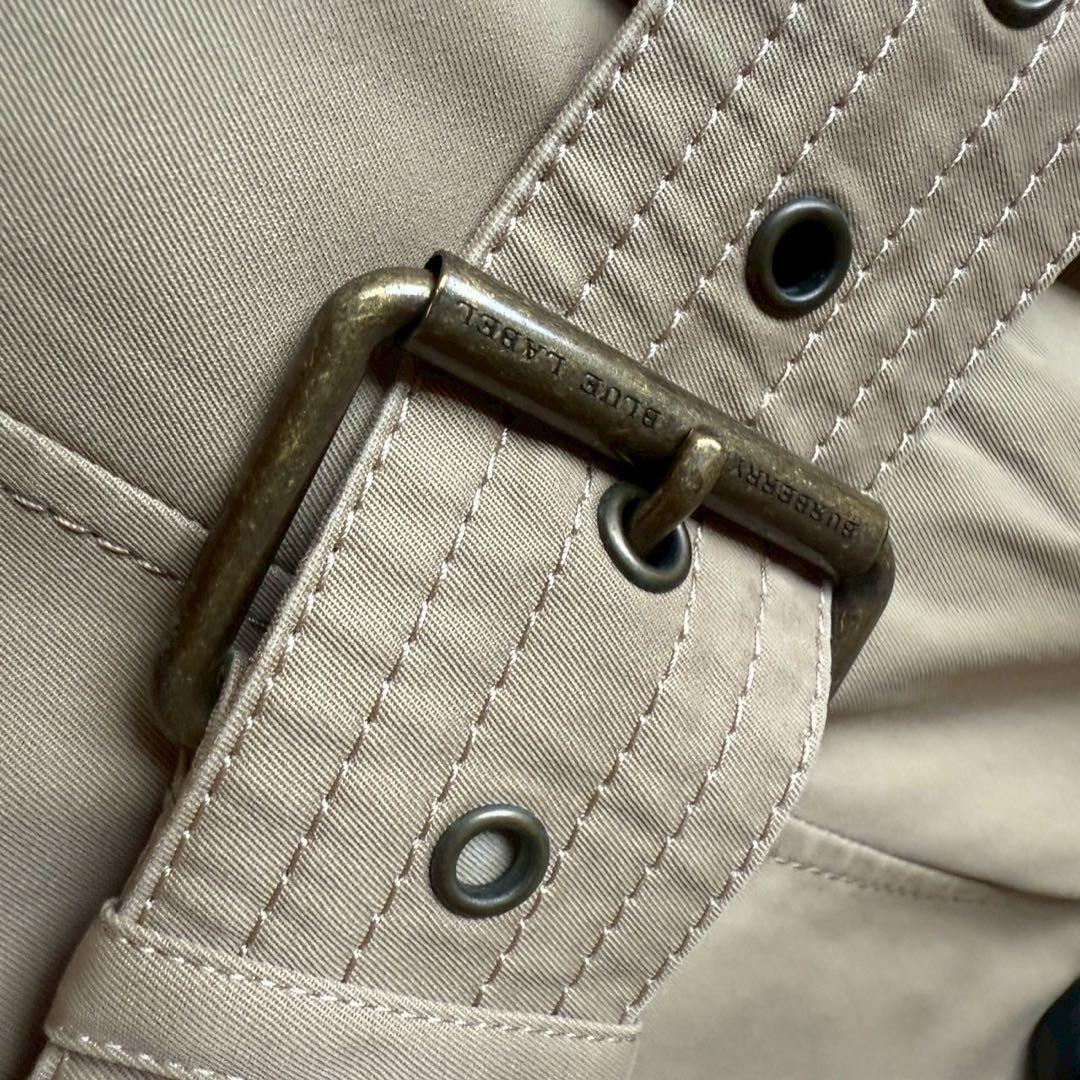 バーバリーブルーレーベル　ライナー　トレンチコート　36 ハニーベージュ