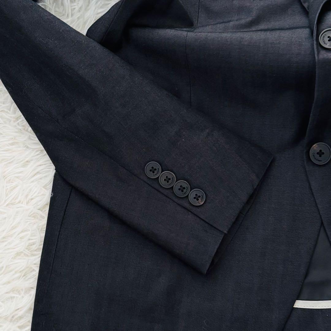 極美品✨カルバンクライン　セットアップスーツ38 ストライプ　高級イタリア生地