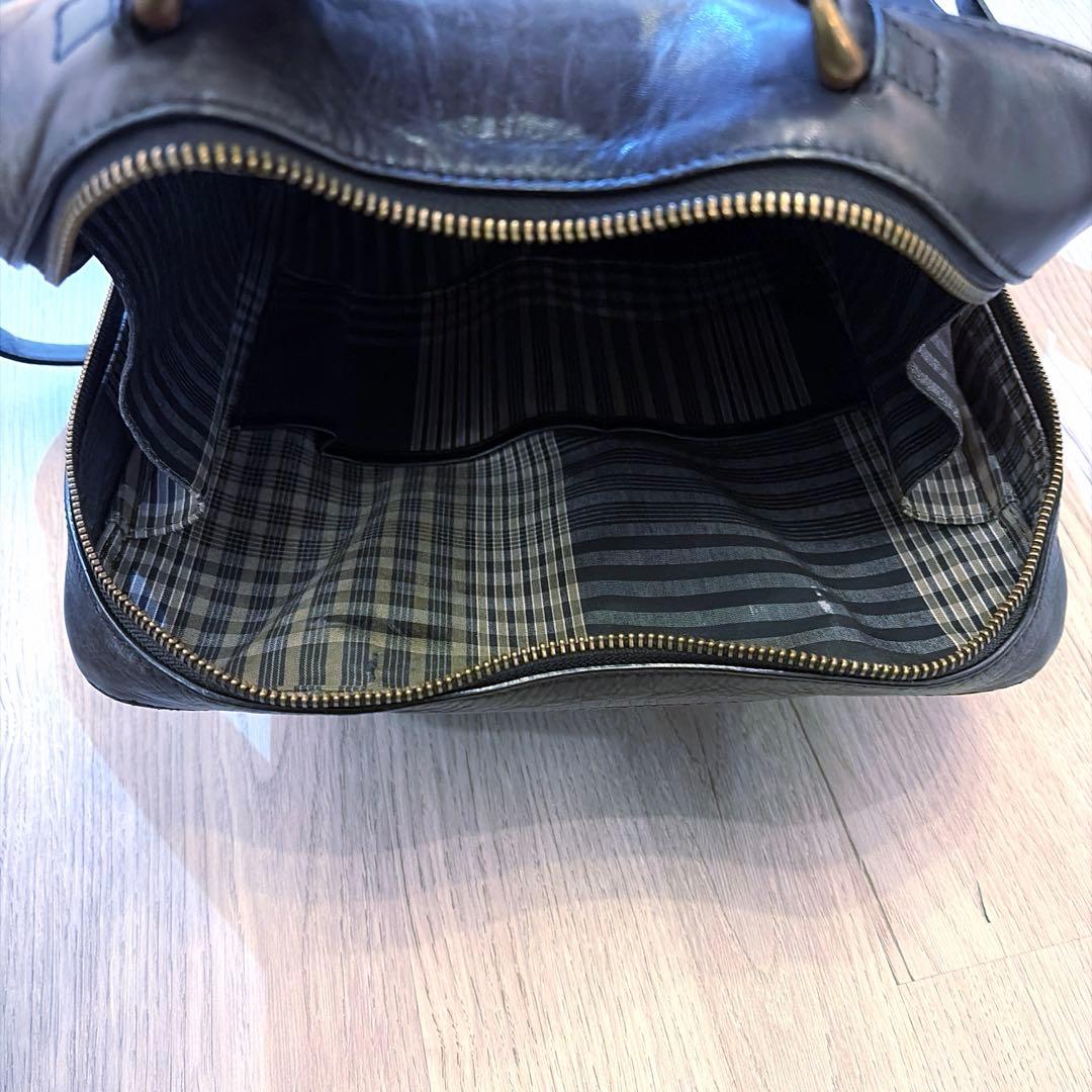 マザーハウス　アンティークスクエアバックパック　リュック　ブラック