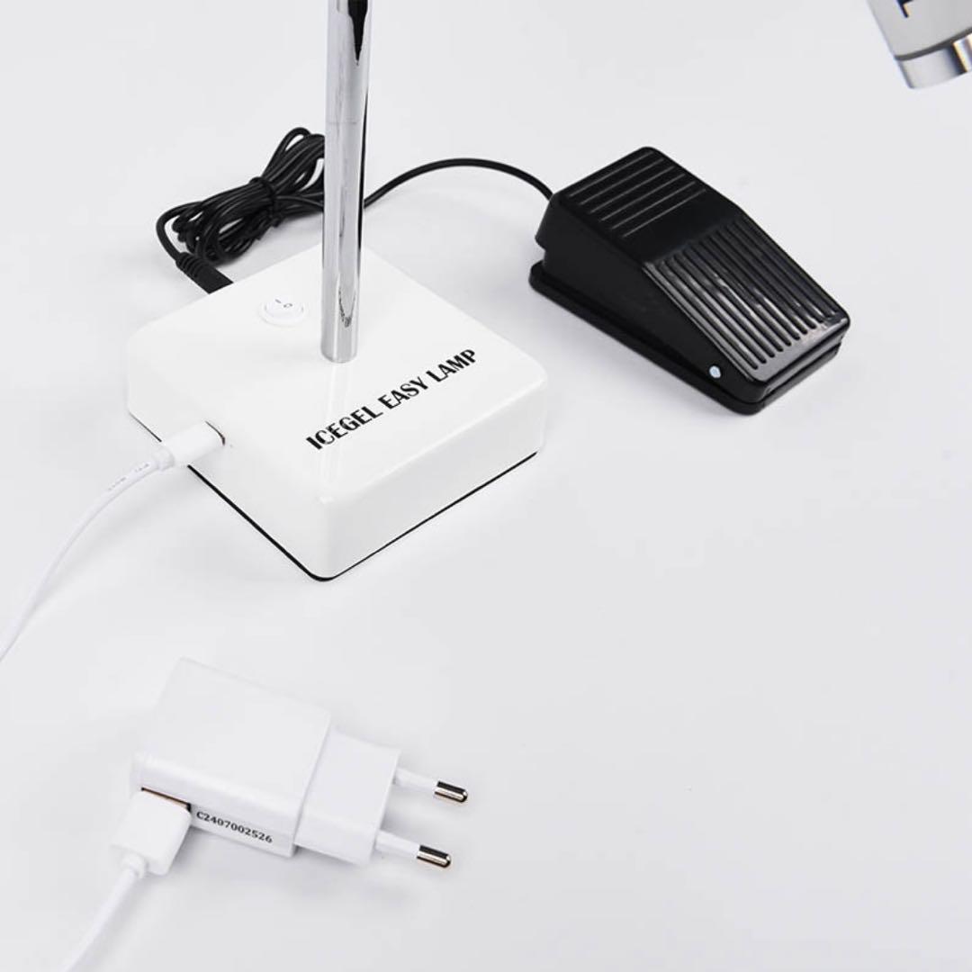 ICEGEL LEDネイルランプ フットペダル付き ジェルネイル硬化用ライト