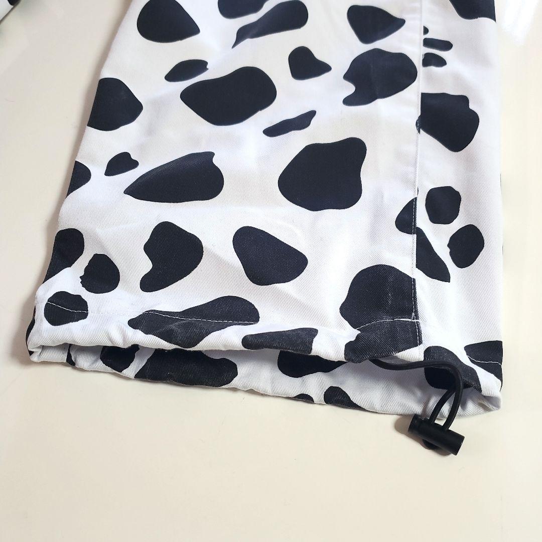 DUALISM × GALFY　ブーメランとダルメシアンのカーゴパンツ　白　希少