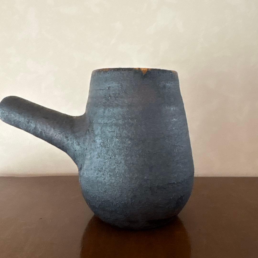 K*U様 岩井窯（山本教行）ミルク沸かしピッチャー