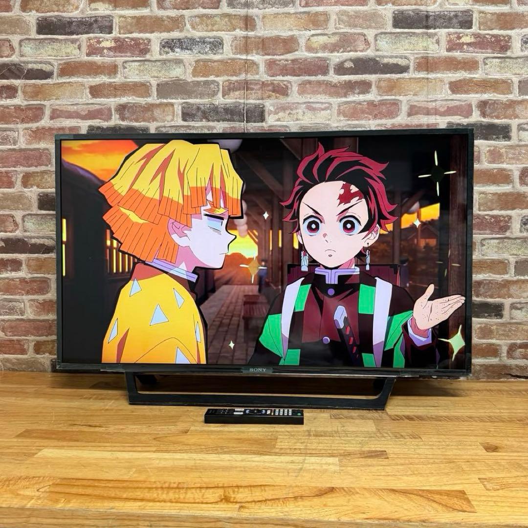 SONY 43V型 液晶テレビ BRAVIA KJ-43W730E 動画アプリ○