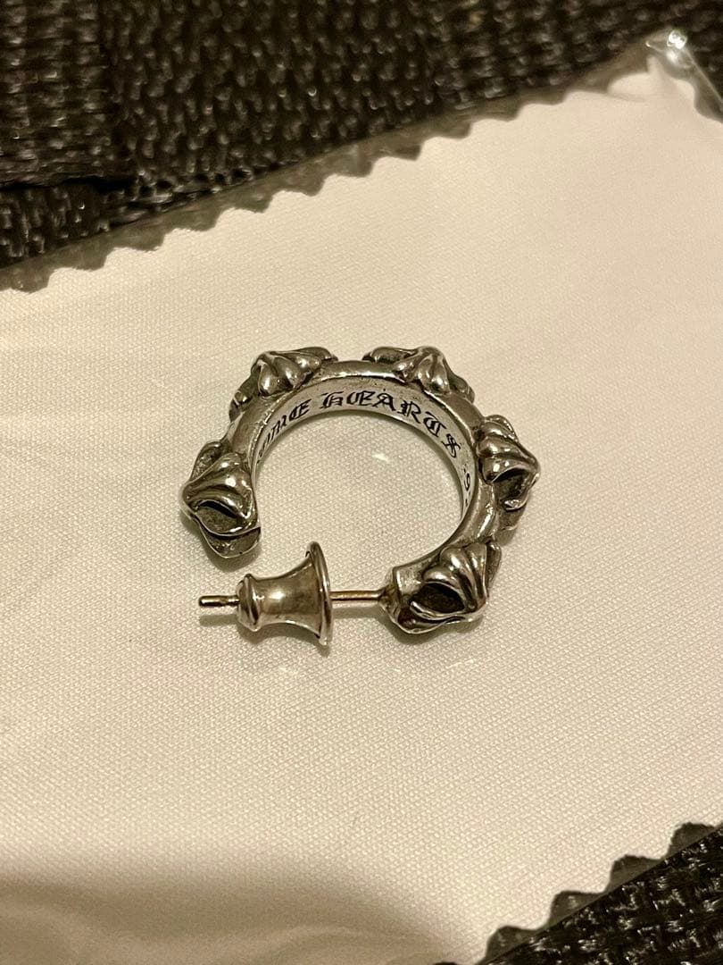 クロムハーツ CHクロスフープイヤリング(ピアス)